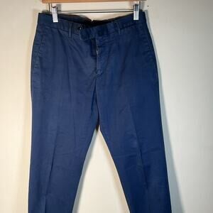 Men’s Incotex High Comfort Stretch Blue Chino Pant 46Eu us 31/29